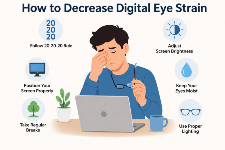 How to Decrease Digital Eye Strain: Complete Relief Guide